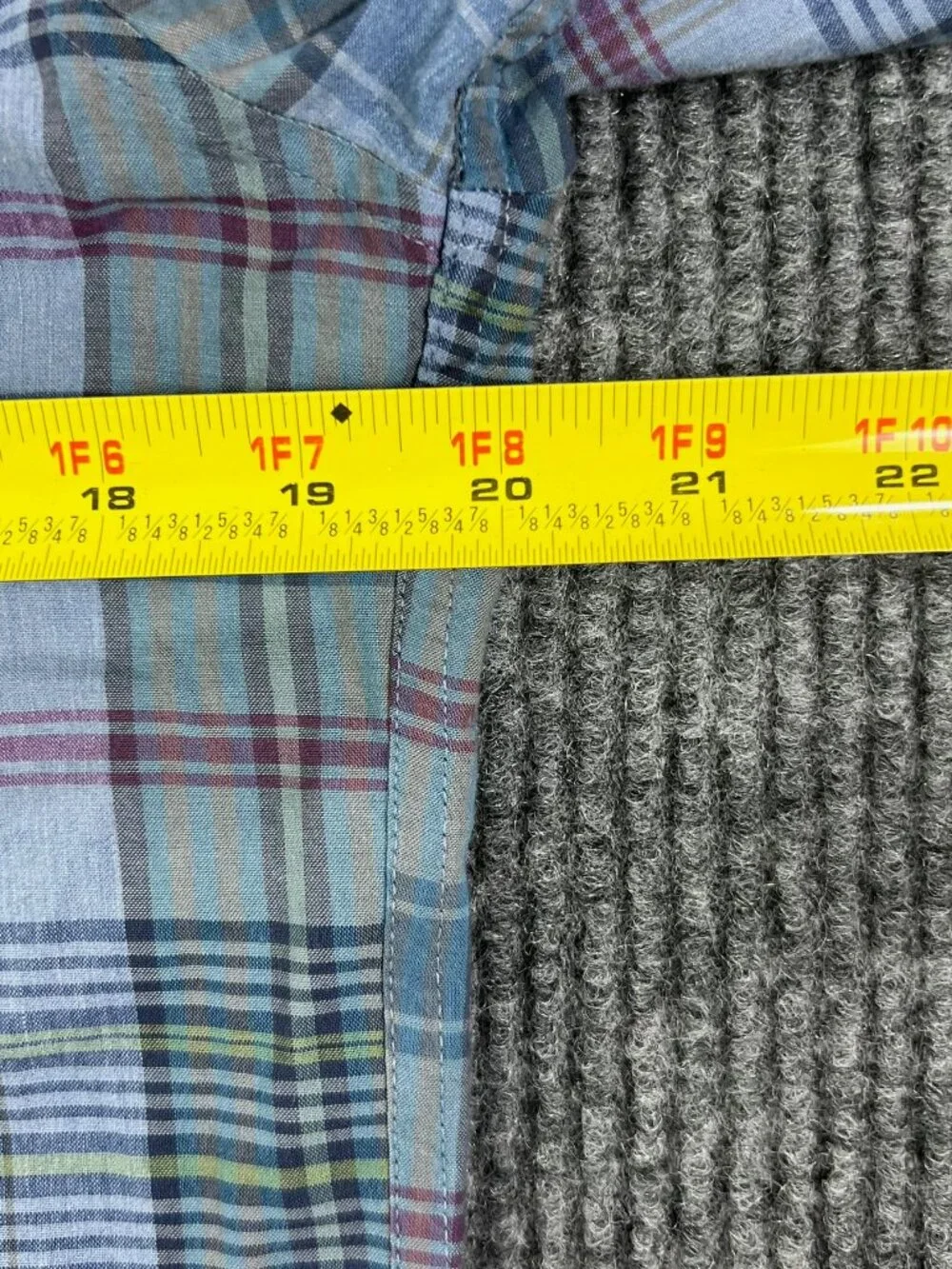 J.Crew Plaid Secret Wash Organic Cotton Slim Untucked Button Down Small Shirt